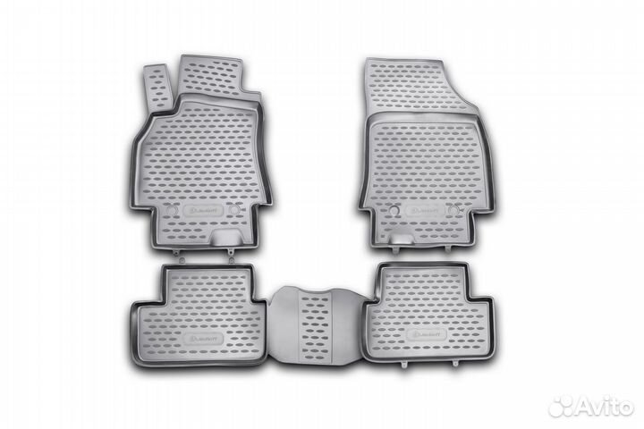 Коврики в салон renault Fluence 2010, 4 шт. (полиу