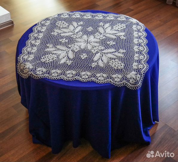 Скатерть льняная новая, ручная работа