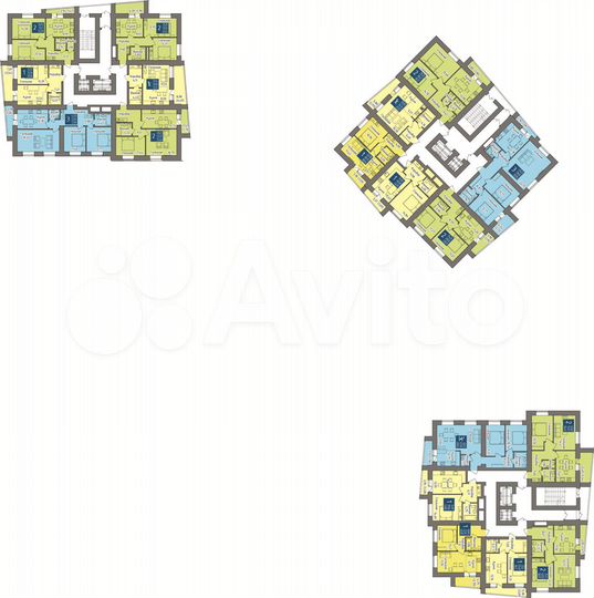 3-к. квартира, 77,1 м², 17/19 эт.