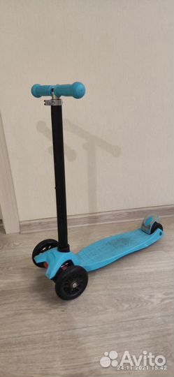 Самокат детский трехколесный бу