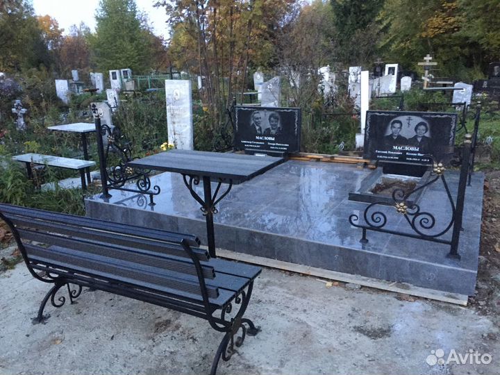 Памятники Благоустройство мест захоронений Ограды