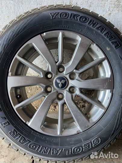 Шины и диски mitsubishi pajero оригинальные
