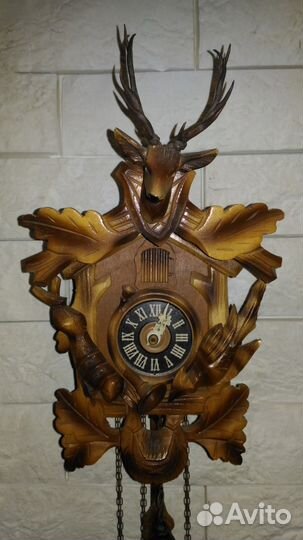 Старые настенные часы черный лес часы с кукушкой