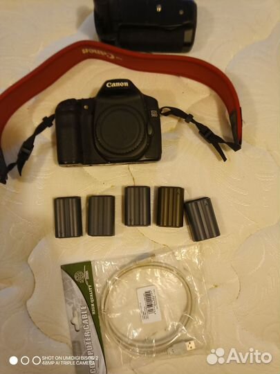Canon 50D kit 24k кадров + бат. ручка CF, 4 акк