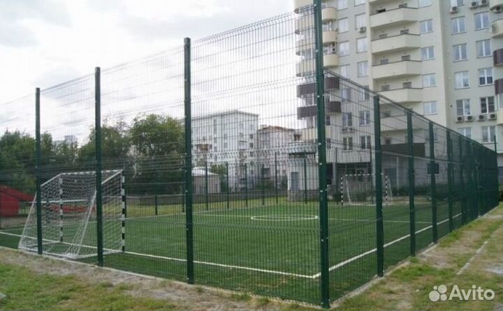 Забор из 3D сетки работа по договору качественно