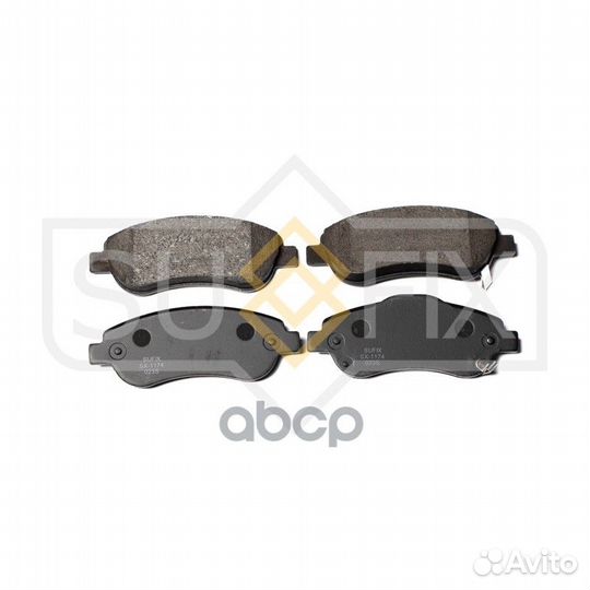 Колодки тормозные дисковые перед прав/лев S