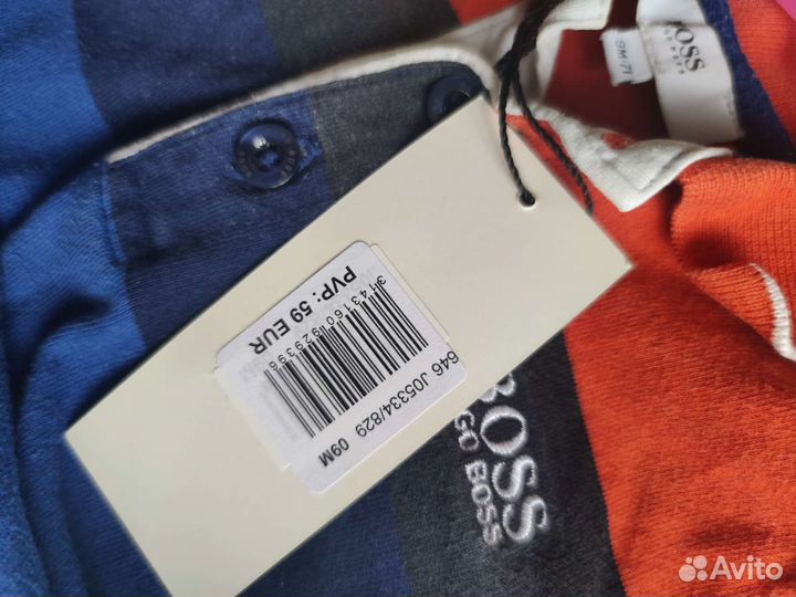 Поло с длинным рукавом Hugo boss оригинал