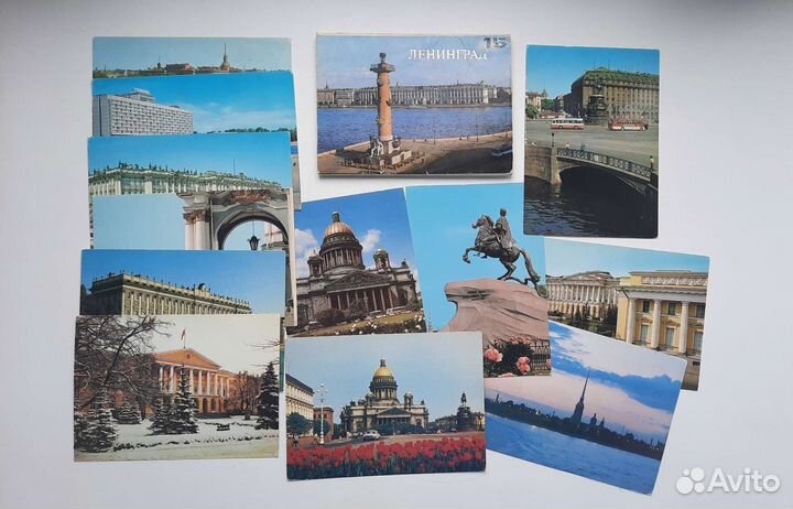 Почтовые открытки Ленинград СССР 1985 Рязанцев
