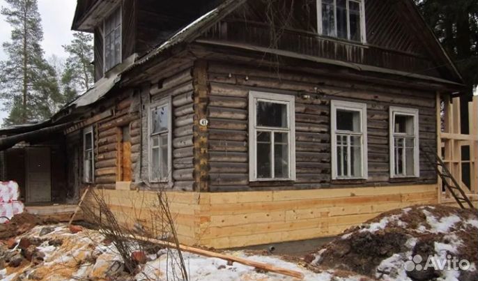 Замена венцов, лаг, подъем дома