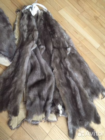 Цельные шкурки норки,кролика,козлика