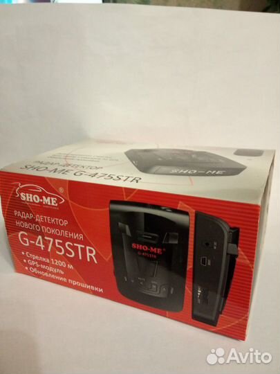 Радар-детектор SHO-ME G-475 STR с GPS модулем