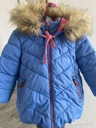 Зимний комбинезон для девочки 98