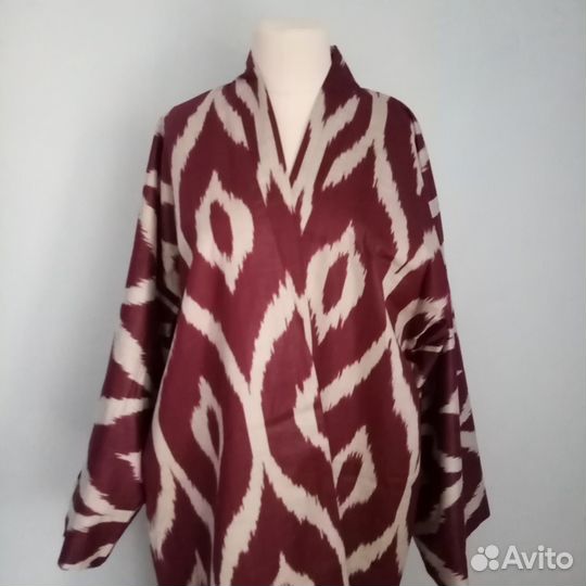 Узбекский халат из иката. Узбекский чапан