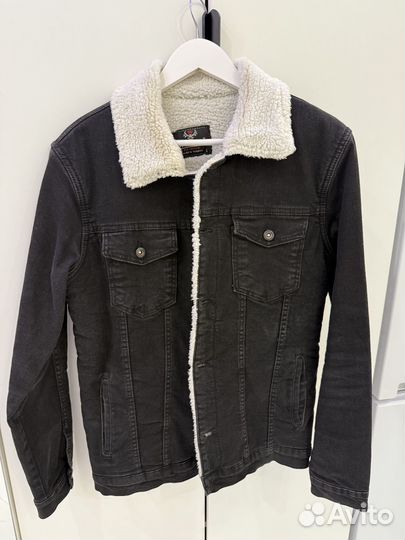 Джинсовая куртка с мехом мужская