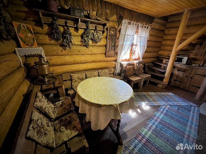 Русская баня на дровах аренда