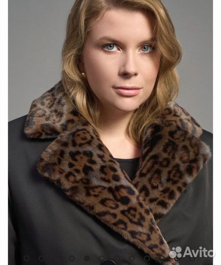 Роскошное двухстороннее пальто-шубка