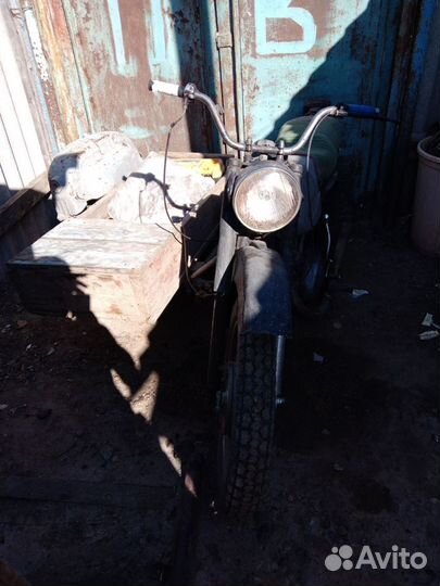 Мотоцикл иж Планета 3 + Водный мотор Вихорь 25