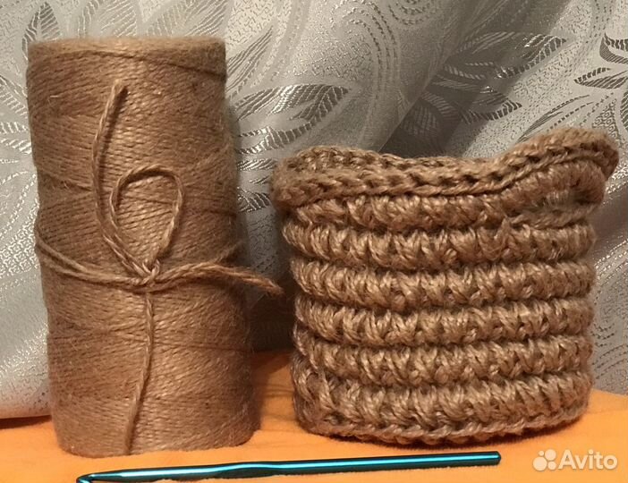 Корзинки из джута