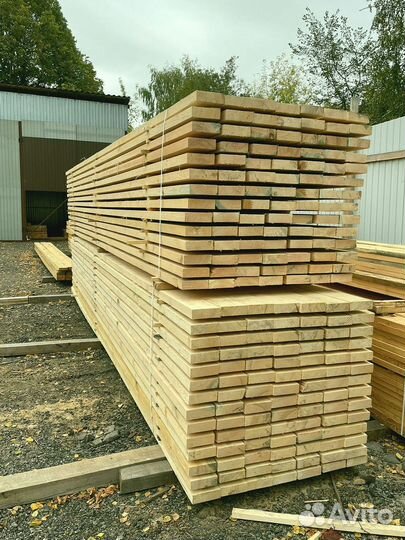 Доска обрезная 40х100х6000мм с доставкой