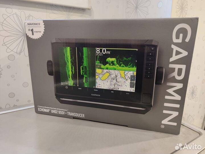 Garmin Echomap UHD 2 95sv + transducer