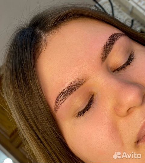 Оформление бровей