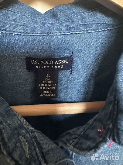 Рубашка женская us polo размер L