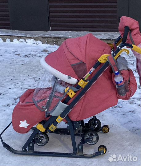 Детские санки коляска