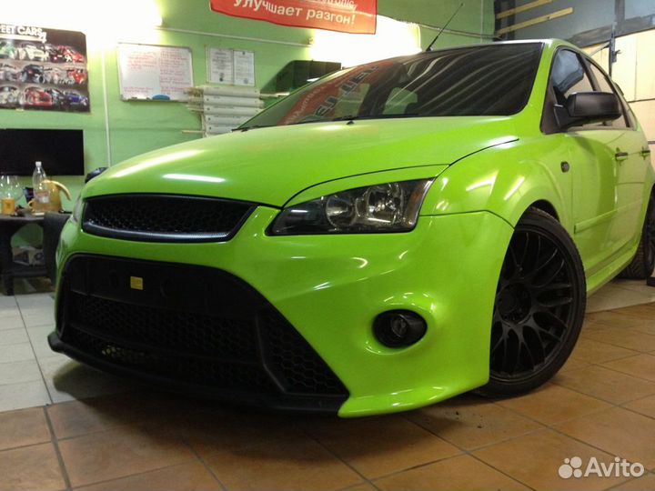 Передний бампер RS V2 ford focus 2 дорестайлинг