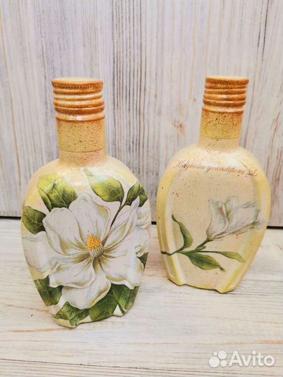 Бутылка для интерьера. Декор