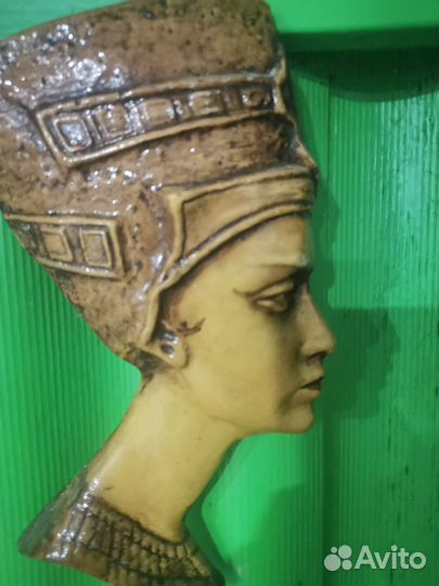 Панно настенное винтаж глинянное