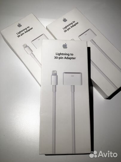 Адаптер Lightning to 30-pin. md824zm/A. Новый. EU