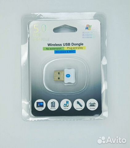 Bluetooth адаптер Wireless USB 5.0