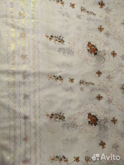 Тюль с люрексом новая отрез Турция