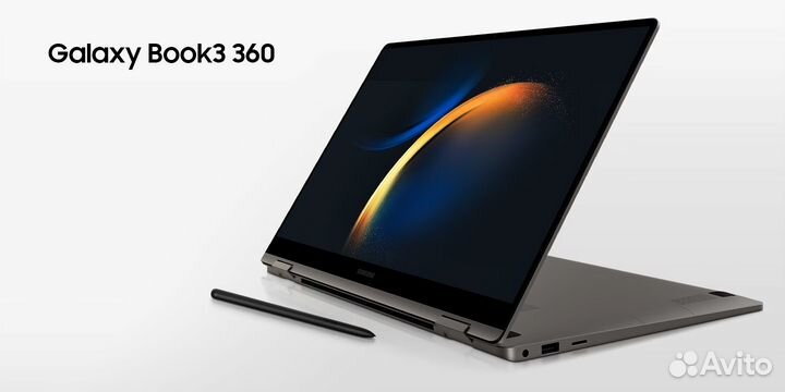 Galaxy Book3 360 15 i7-13e 16 Amoled до 22ч. 1.4kg