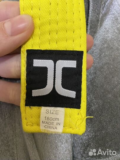 Желтый пояс для тхеквандо