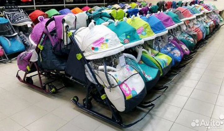 Санки-коляски,Санки,Снегокаты,Тюбинги,Ледянки