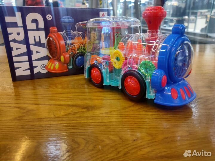 Детский паровозик музыкальный