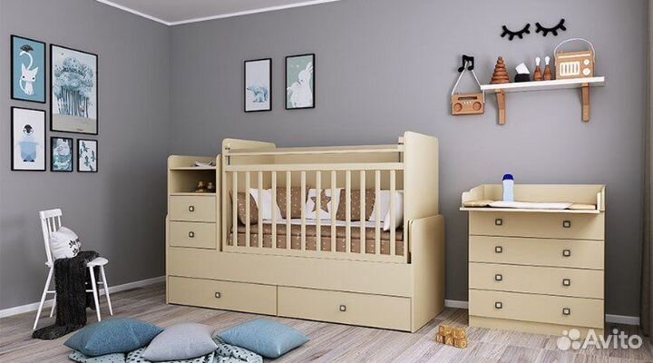 Кроватка трансформер фея 1414