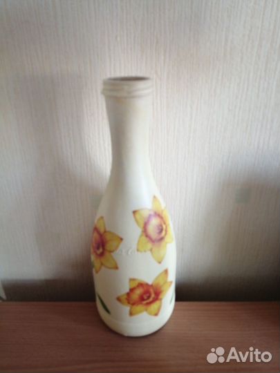 Декоративная бутылка. Ваза