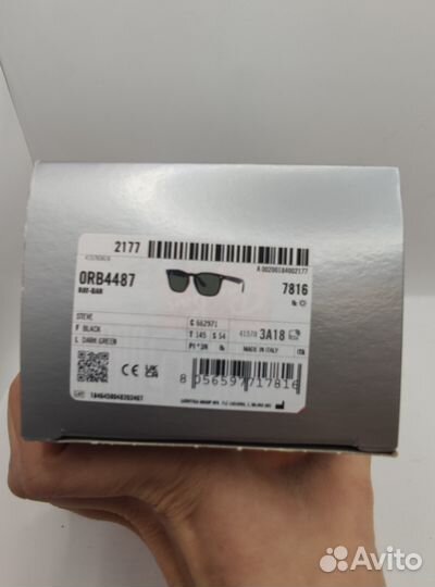 Очки солнцезащитные rayban 0RB4487 Steve