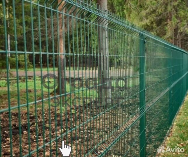 Установка 3Д забора сетка / гиттер