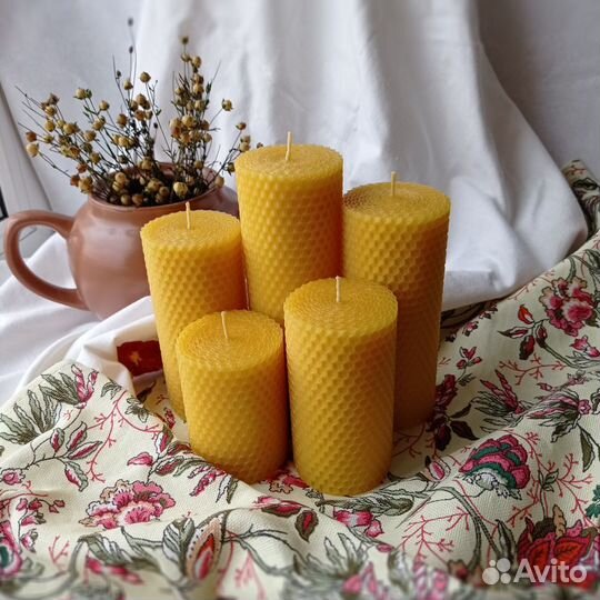 Свечи восковые натуральные