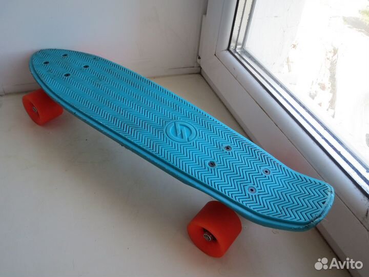 Скейтборд 56х15, колеса широкие 6х5