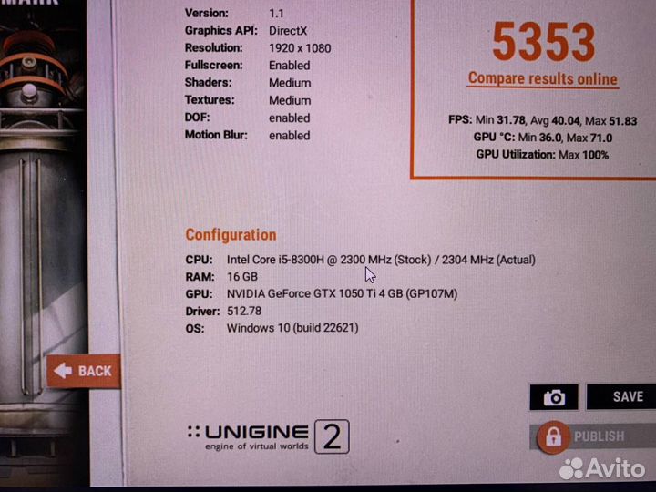 Ноутбук HP 17-ab409ur Core i5-8/ GTX 1050 Ti 4Gb