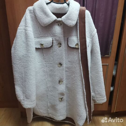 Дубленка женская демисезонная 46 48