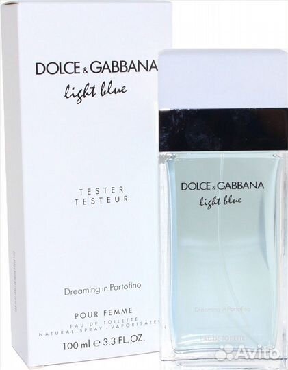 Тестер Dolce & Gabbana Light Blue Eau de Toilette