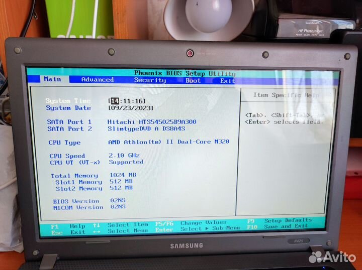 Ноутбук Samsung r425 на запчасти или реанимацию
