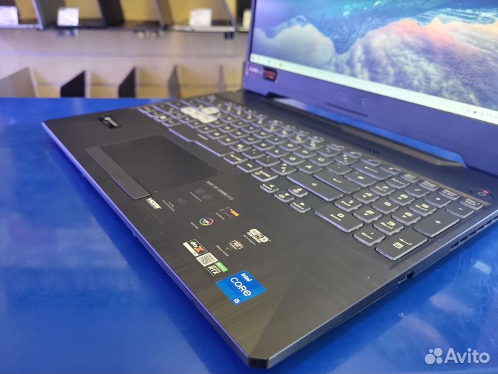 Игровой asus TUF FX506 i5-11400H, RTX3050 4GB