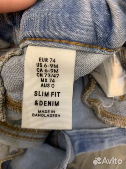 Джинсы для девочки h&m