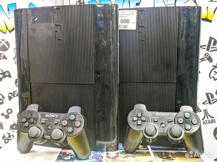 Ассортимент консолей и аксессуаров PS3